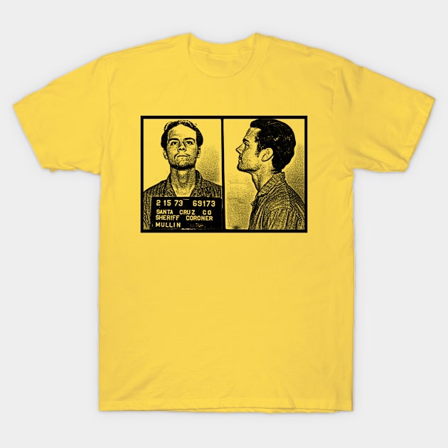 Herbert Mullin / US Serial Killer Mugshot T-Shirt by CultOfRomance